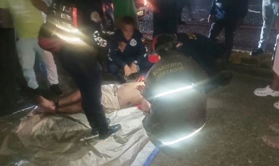 accidente vial en la vía Tocuyito