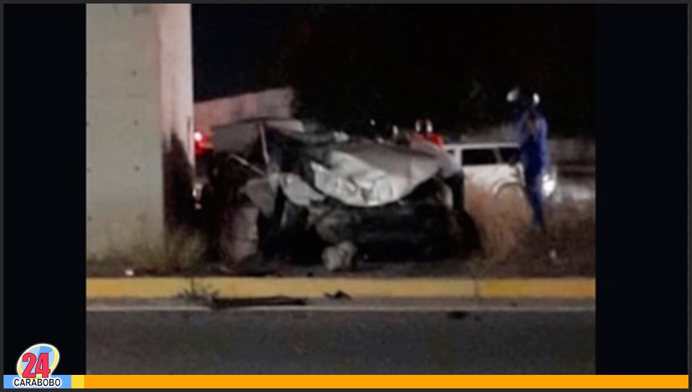 Accidente en la avenida Intercomunal Guarenas Guatire