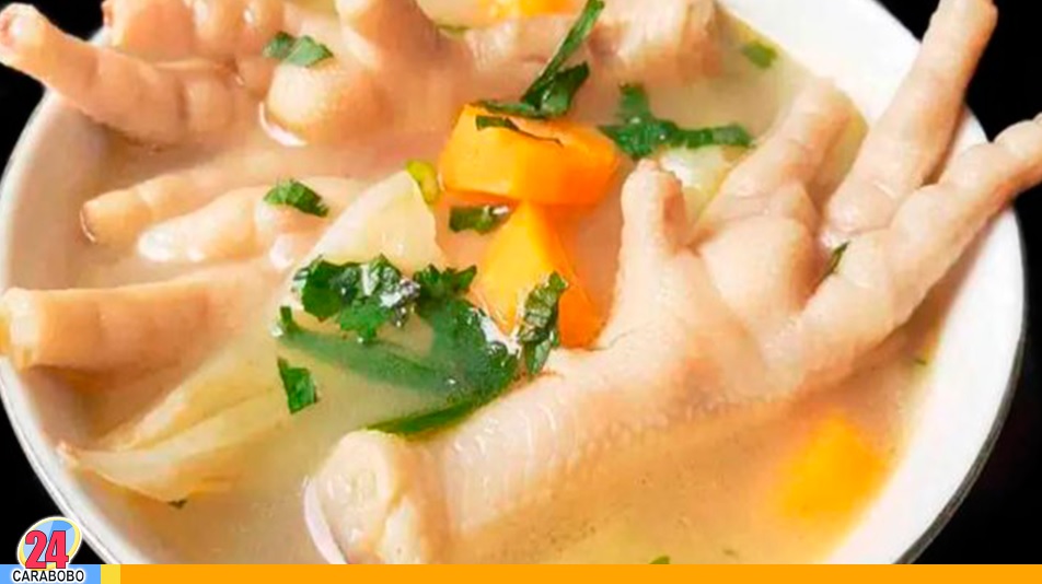 Patas de pollo y el colágeno