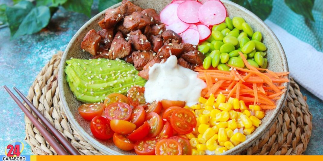 Glow Bowl de pollo y vegetales