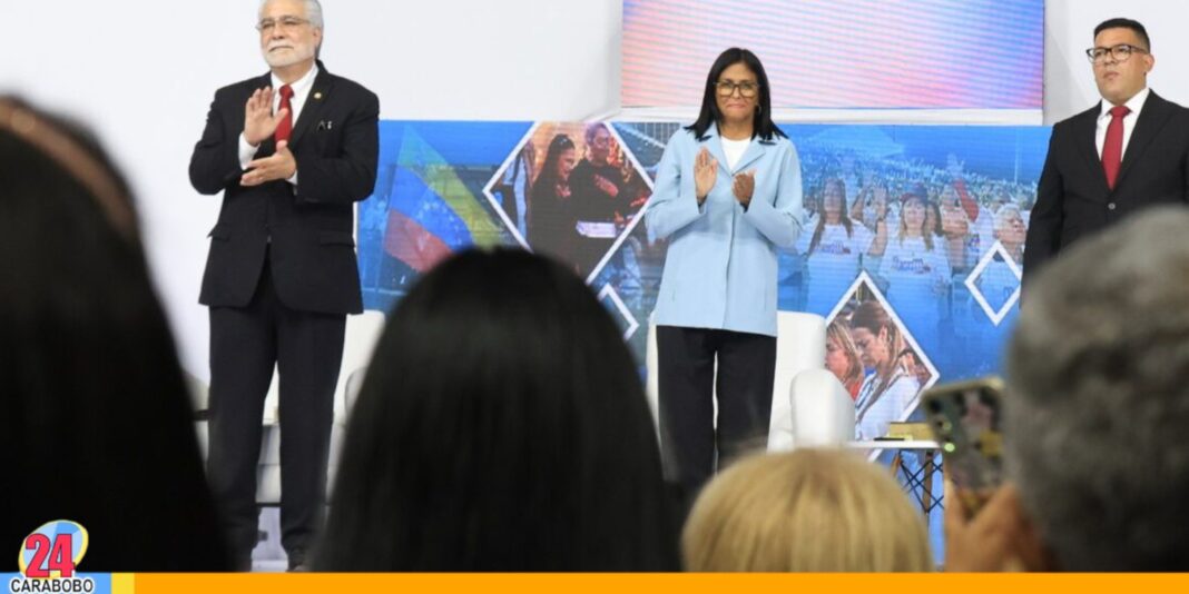 Delcy Rodríguez comunidad evangélica