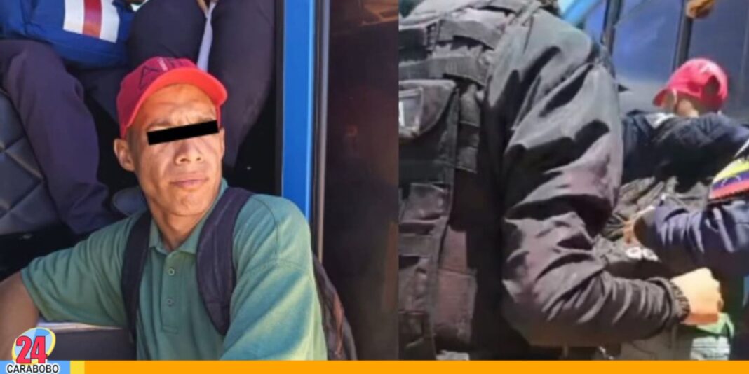 sujeto actos obscenos autobús Falcón