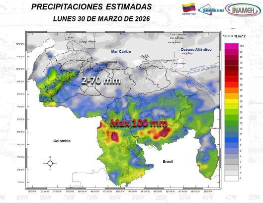 Estado del tiempo hoy 30 de marzo de 2026