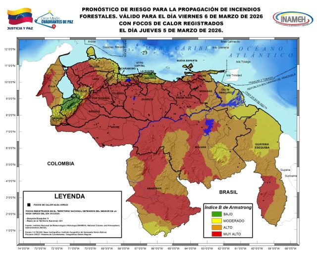 Boletín del clima hoy 6 de marzo de 2026