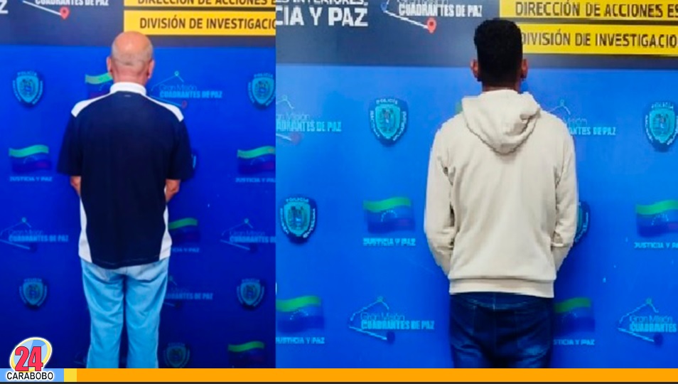 Dos detenidos en Barquisimeto por presuntos delitos sexuales
