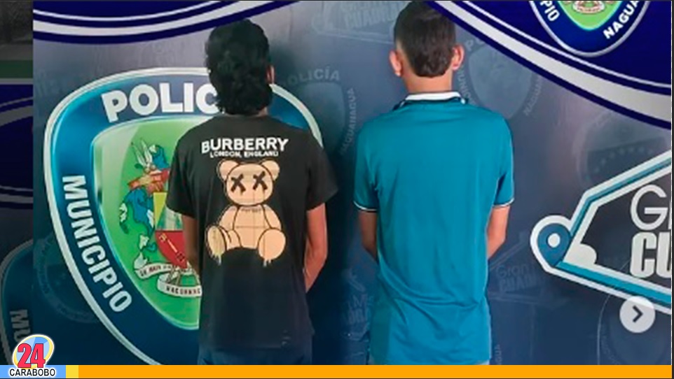 detenidos por presunto hurto en Naguanagua