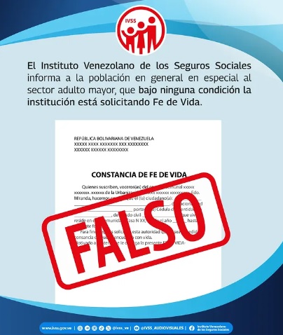 Fe de vida para la pensión