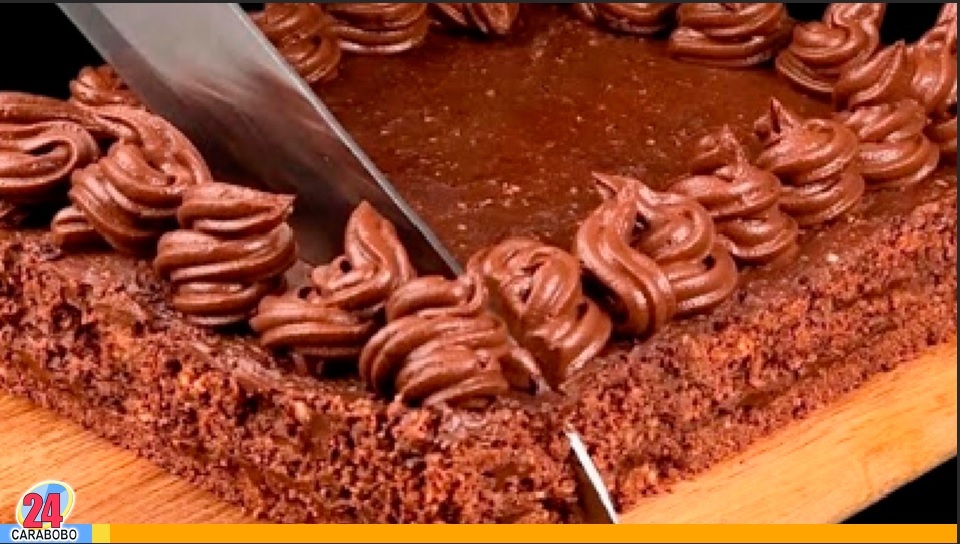 pastel de chocolate