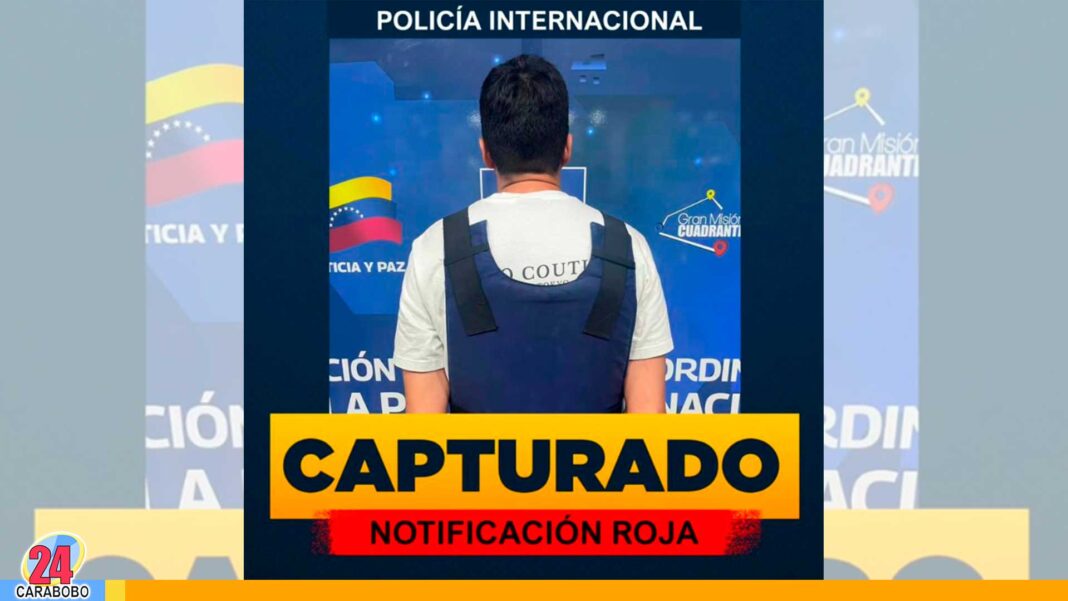 sujeto Petare notificación Roja Interpol España