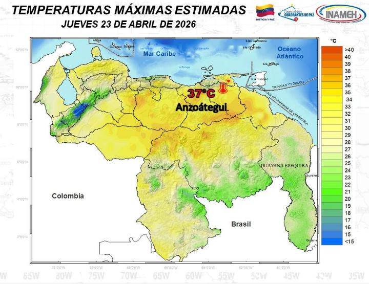 Estado del clima hoy 23 de abril de 2026