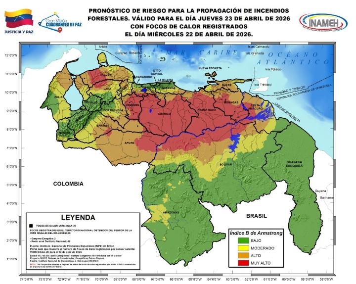 Estado del clima hoy 23 de abril de 2026