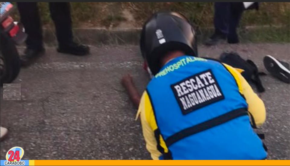 Dos accidentes de moto en Carabobo