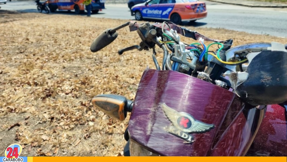 Accidente de motorizado en San Blas