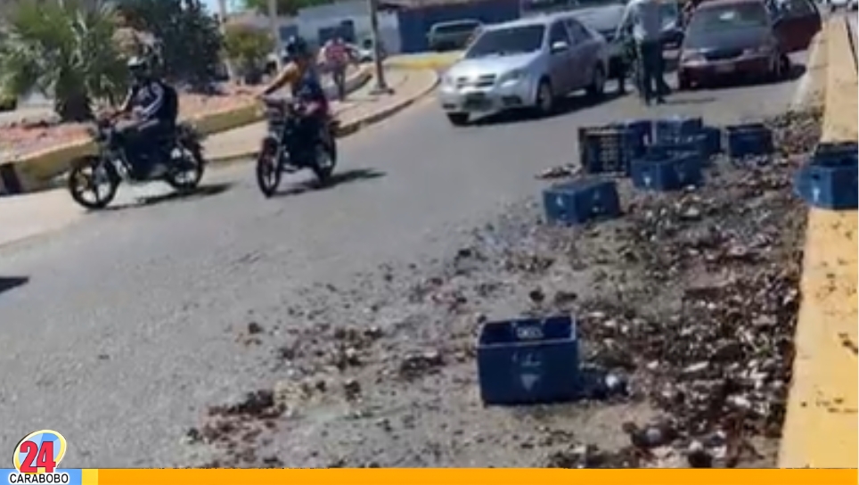 Botellas de vidrio en Tres Platos