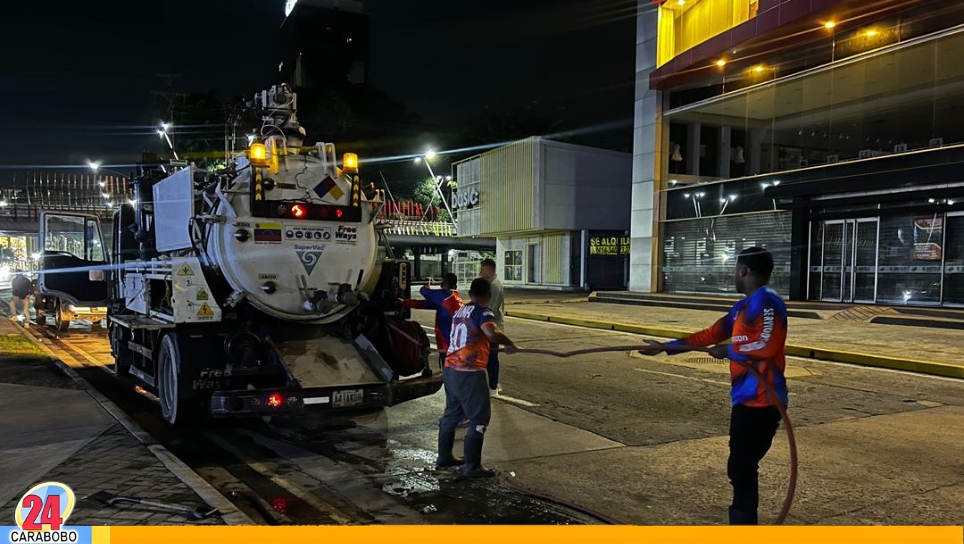Cierre de la Av. Bolívar de Valencia