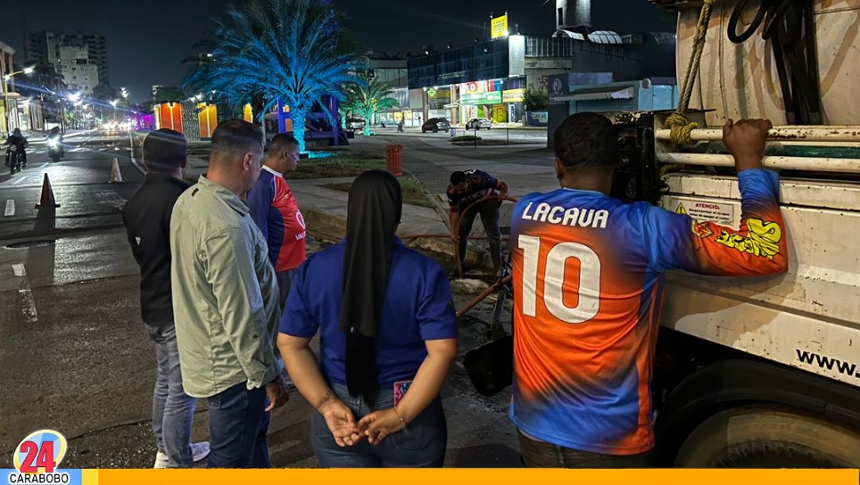 Cierre de la Av. Bolívar de Valencia