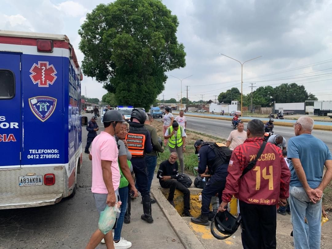 accidente de tránsito en la Autopista Sur