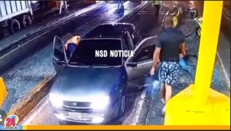 Situación irregular en el peaje de Guacara