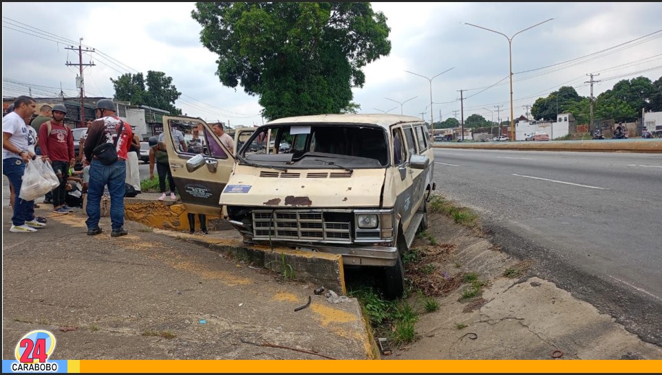 accidente de tránsito en la Autopista Sur