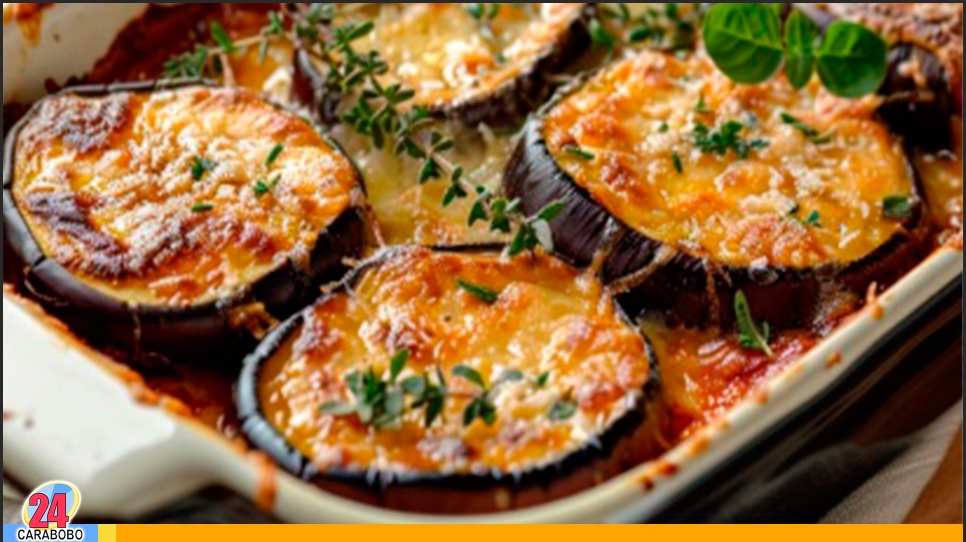Berenjenas al horno con queso