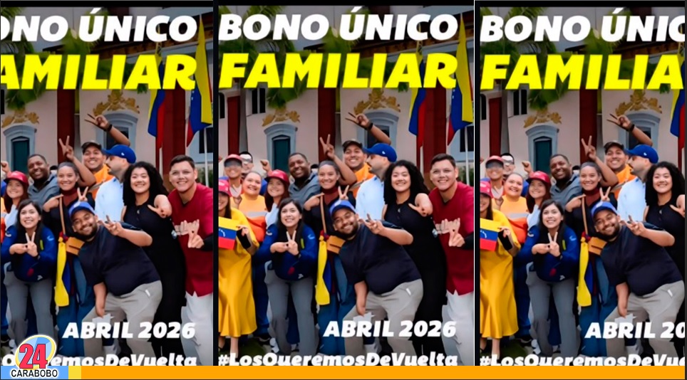 Bono Único Familiar de abril 2026