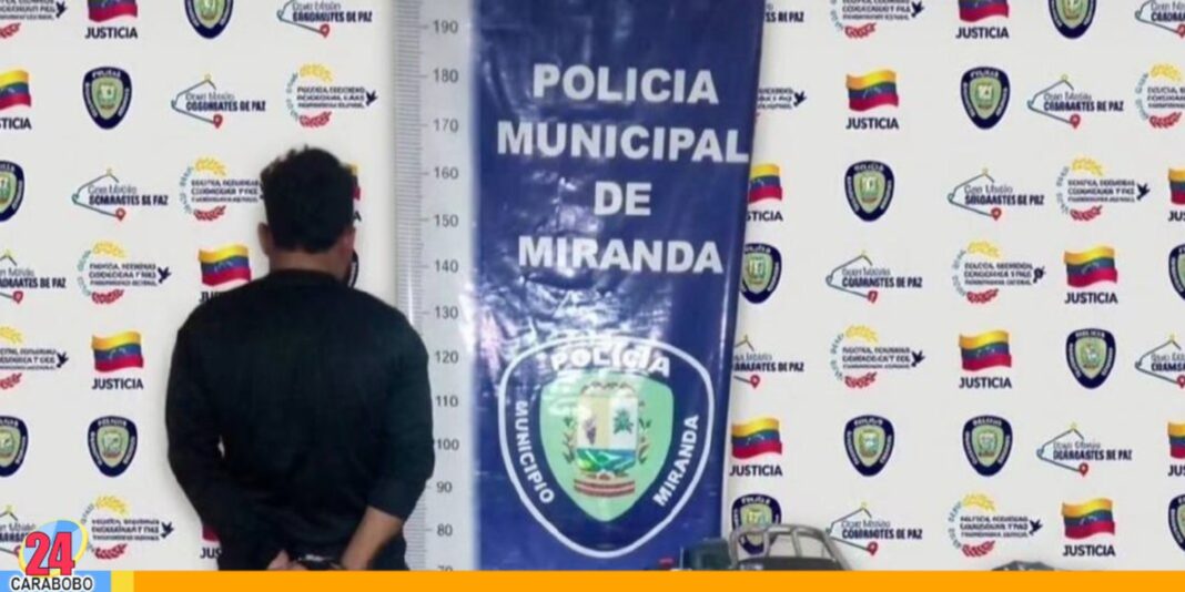detenido posesión de drogas Miranda