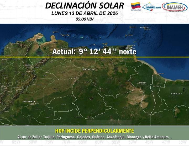 Estado del tiempo hoy 13 de abril de 2026