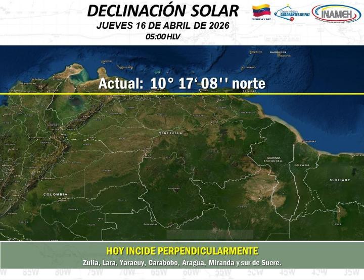 Situación del tiempo hoy 16 de abril de 2026