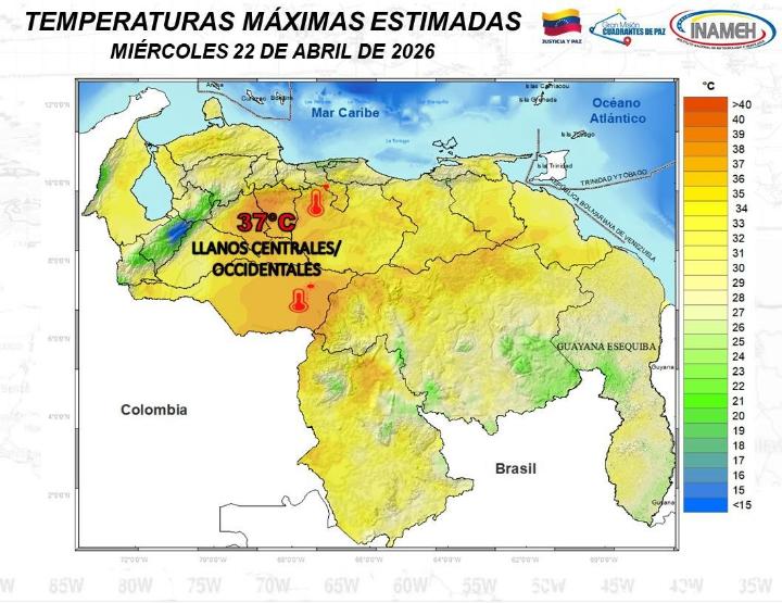 Estado del clima hoy 22 de abril de 2026