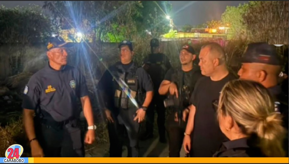 comisión policial en Los Guayos