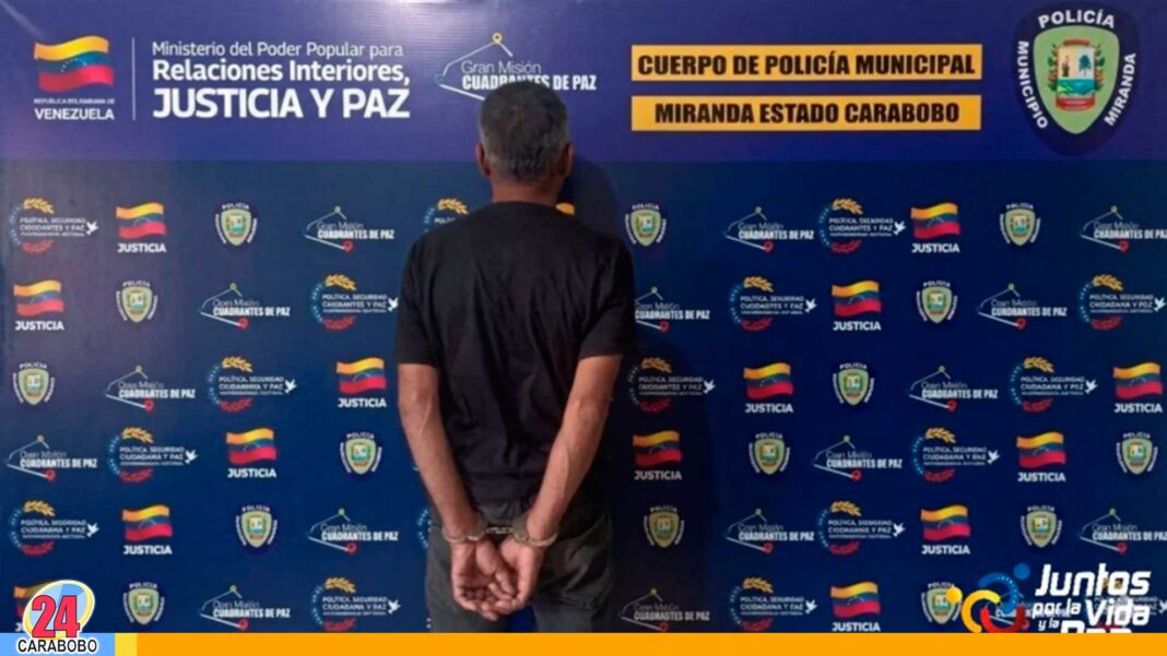 detenido agredir mujer Miranda