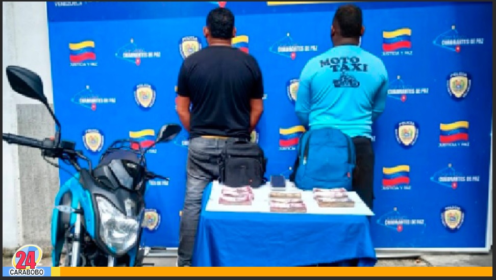 Dos sujetos detenidos en Naguanagua