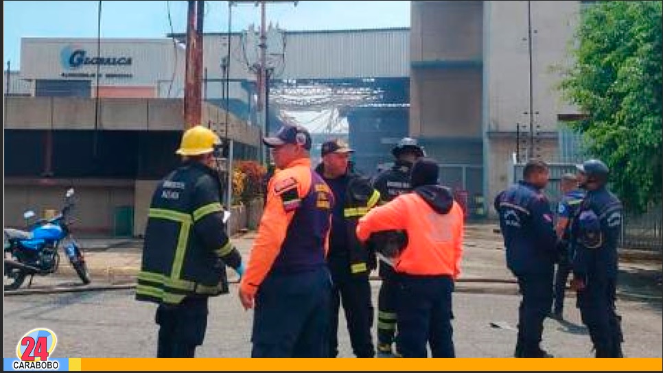 incendio en empresa de la zona industrial El Recreo