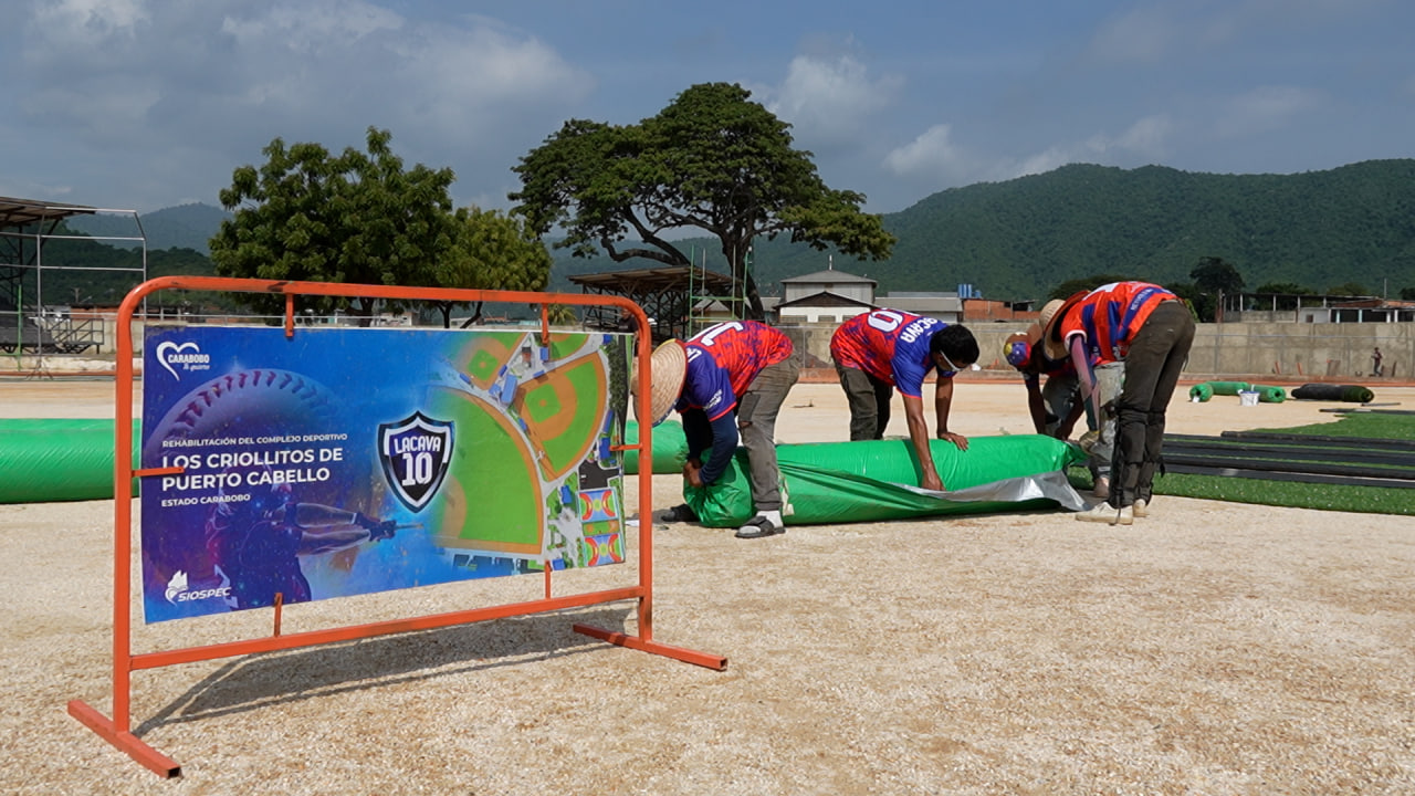 Renovación de Complejo Deportivo Los Criollitos en Puerto Cabello