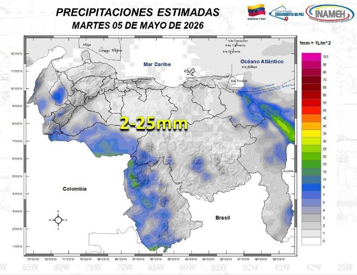 Estado del clima hoy 5 de mayo de 2026