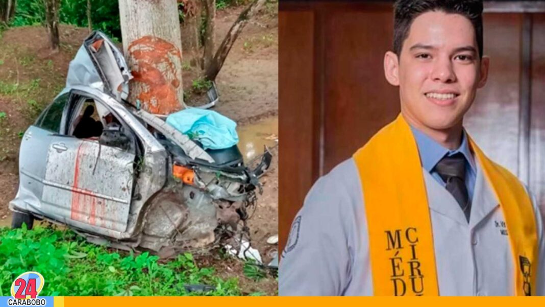 Accidente en la autopista José Antonio Páez