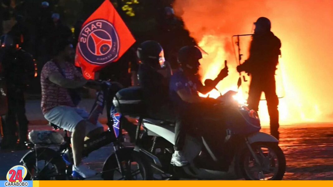Detenidos en festejos del PSG