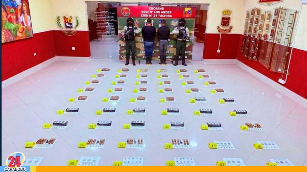 Detuvieron sujetos cocaína