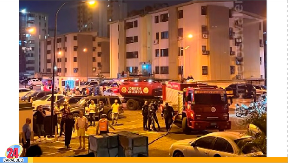 Incendio en un inmueble en Naguanagua
