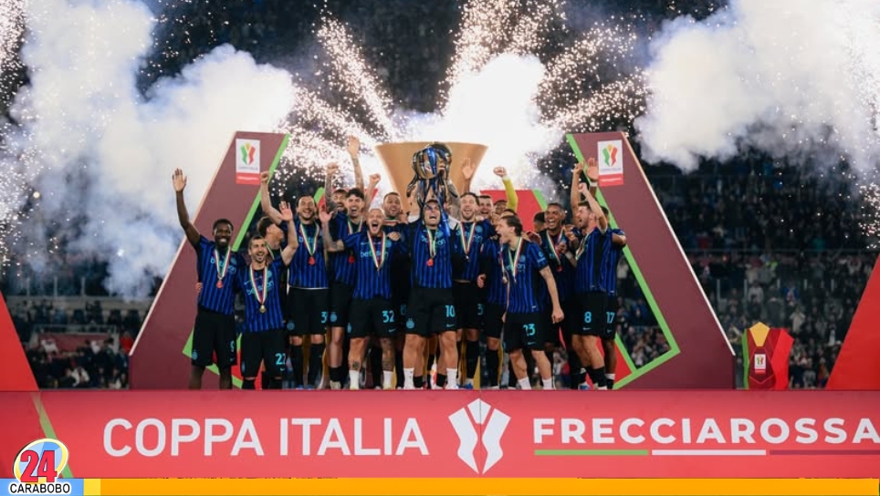 Inter es campeón de la Copa Italia