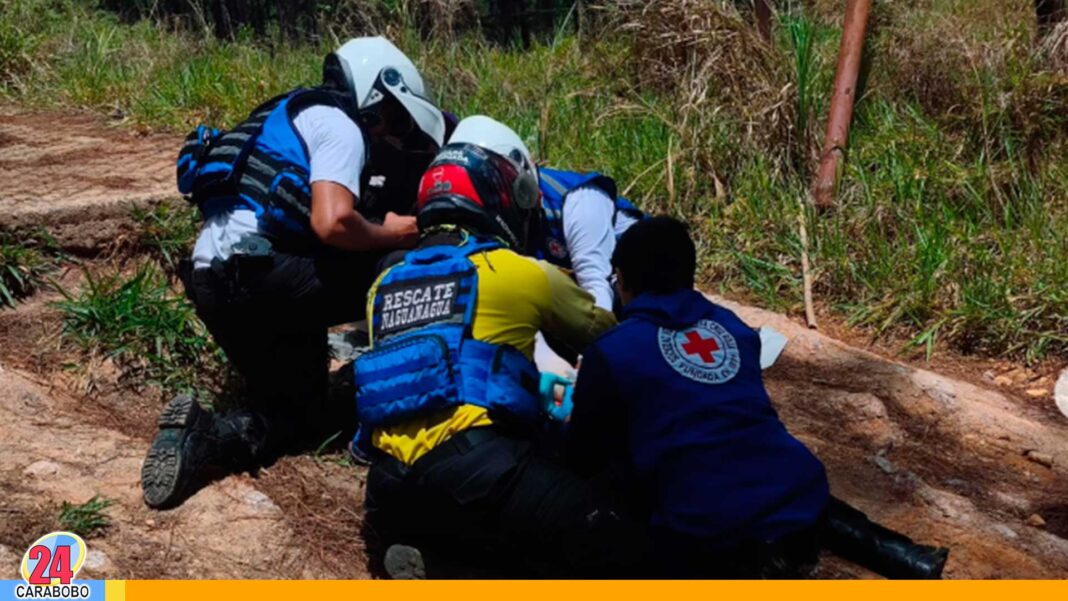 Mujer lesionada en el Cerro El Café