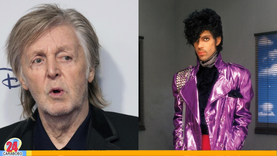 Paul McCartney con grabación de Prince