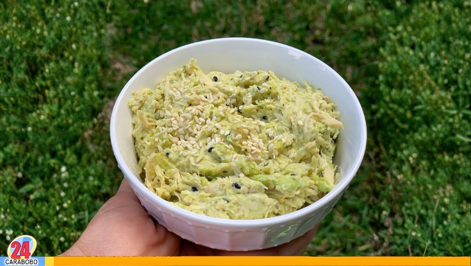 Reina Pepiada con yogur griego