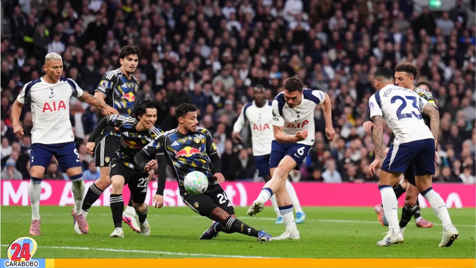 Tottenham y Leeds empatan en la Premier