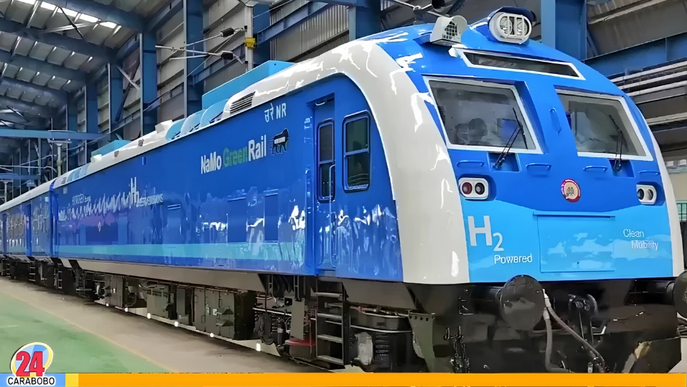 Tren impulsado por hidrógeno en India