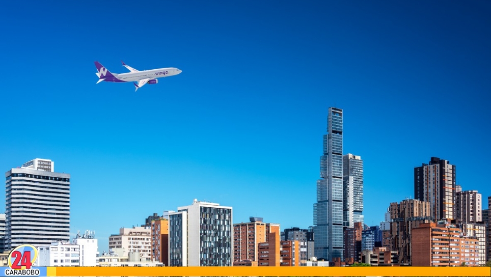 Wingo ruta Valencia y Bogotá