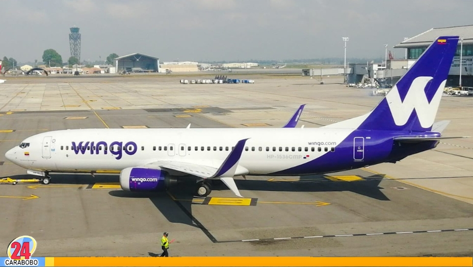 Wingo ruta Valencia y Bogotá