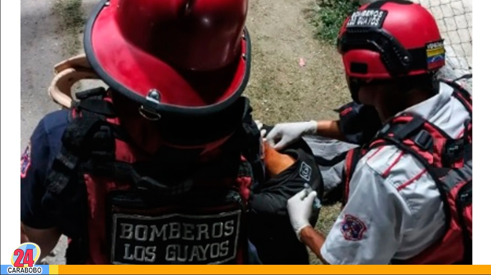 Abuelo recibió atención prehospitalaria en Los Guayos