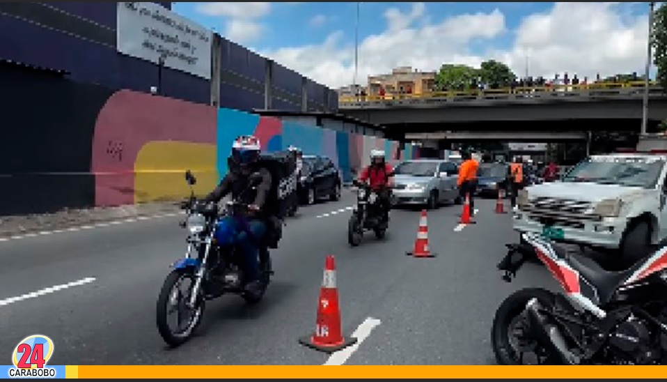 Conductor se dio a la fuga en Caracas