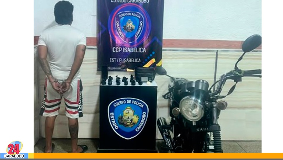 Alias El Goajiro detenido en la parroquia Miguel Peña